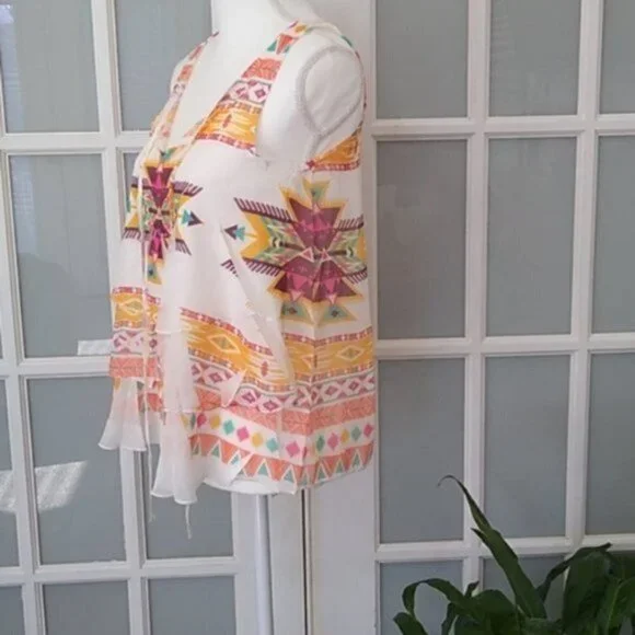 NWOT Oatt USA Layered Tiered Tank Top - Picture 4 of 13